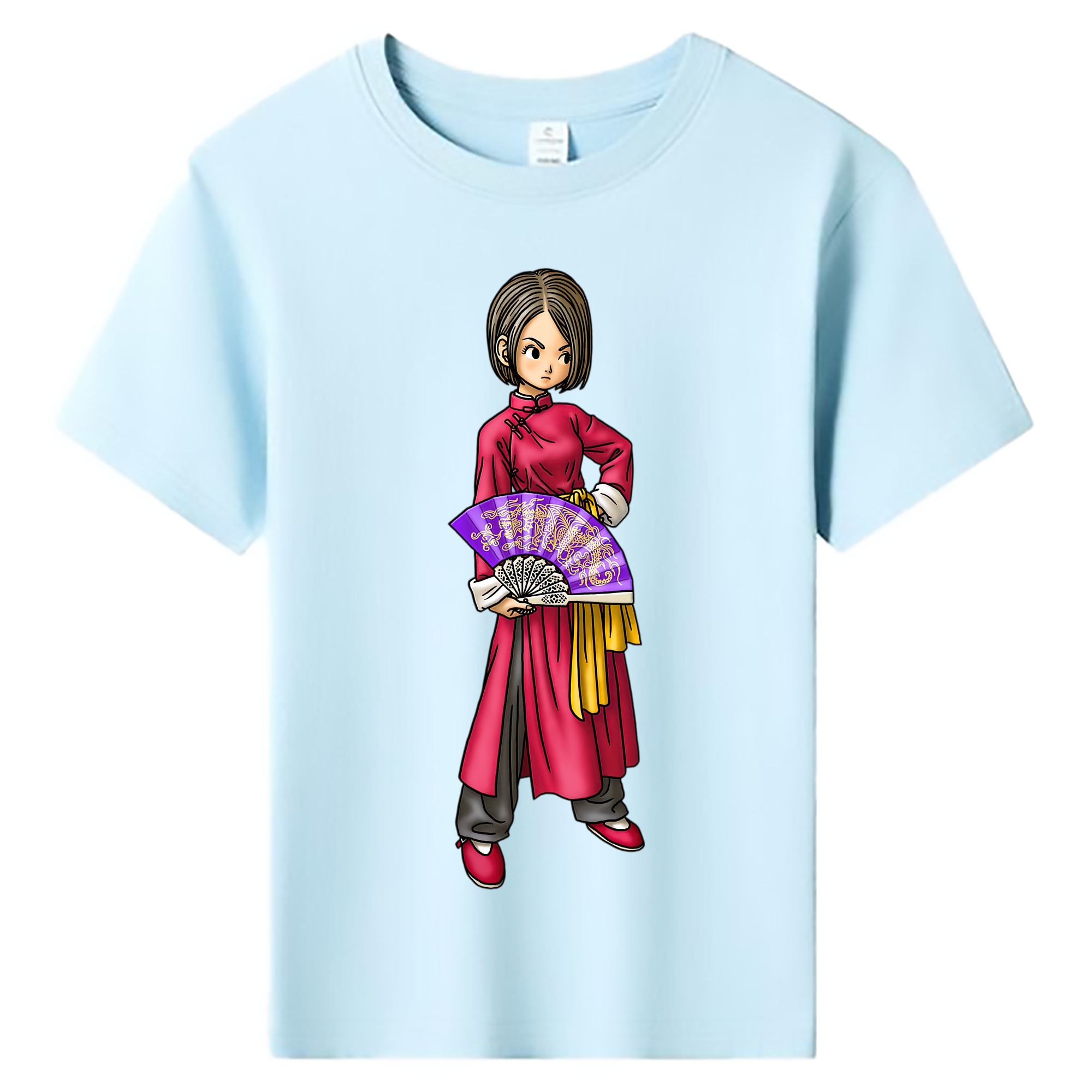 （画像用） ドラゴンクエスト Doragon Kuesuto Dragon Quest 綿100％キッズTシャツ（フロントプリント）